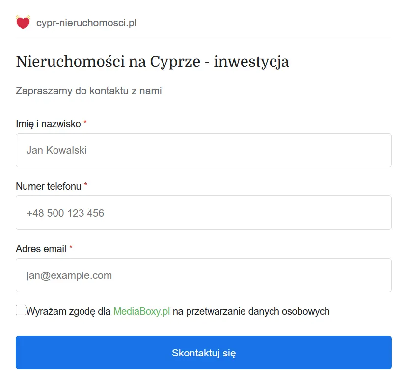 Podgląd Form Ads
